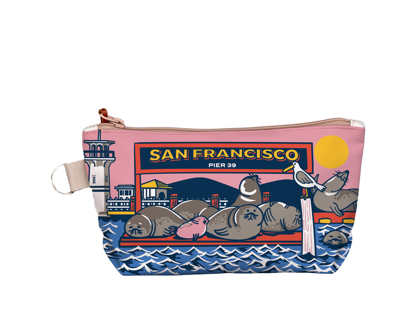 SF Pier 39 Seals Medium Pouch