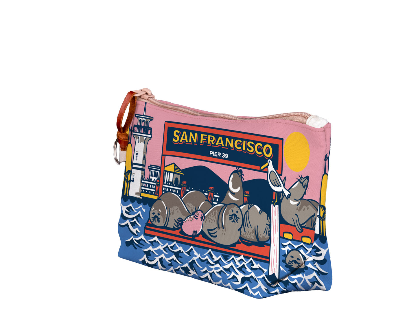 SF Pier 39 Seals Medium Pouch