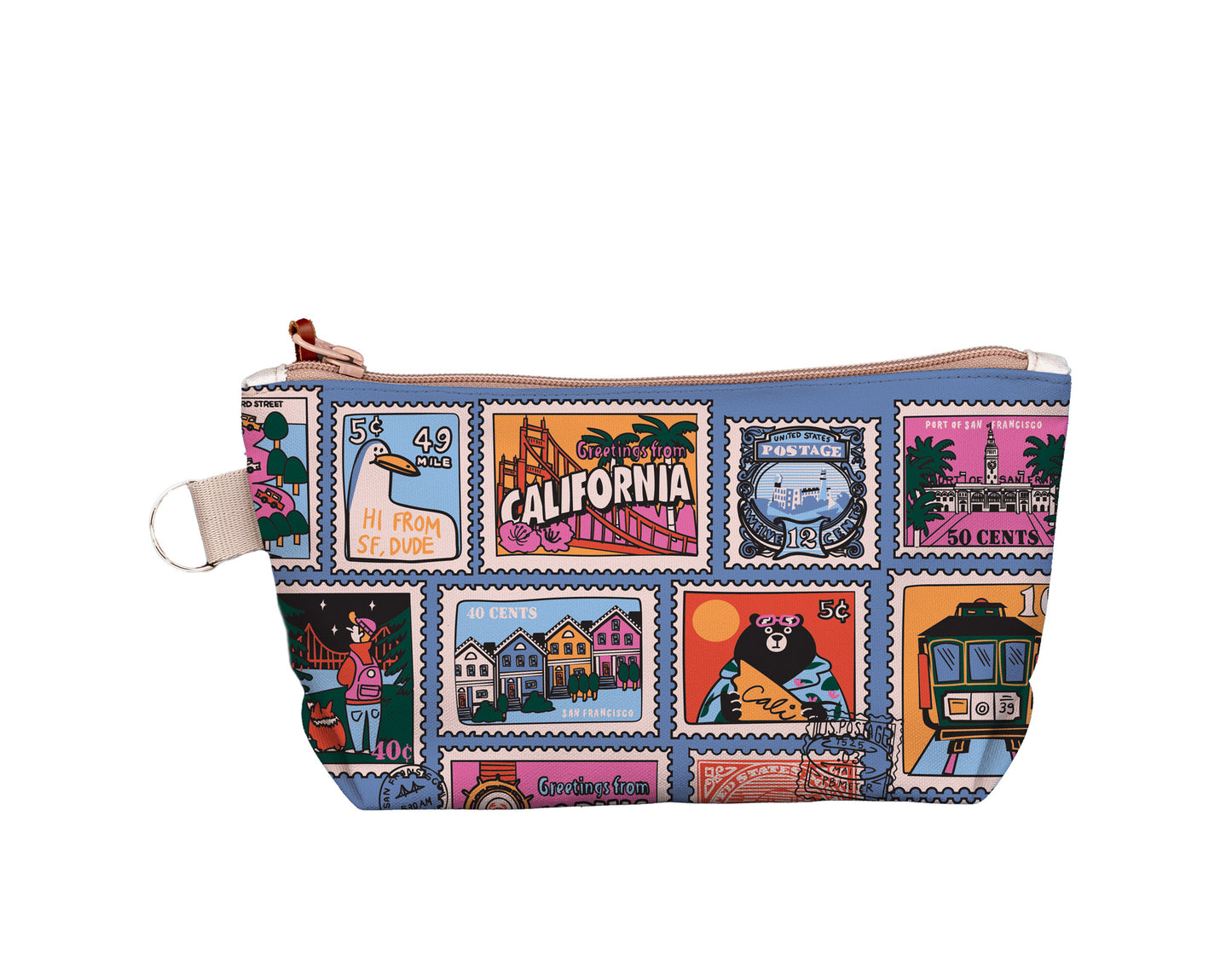 SF Stamps Medium Pouch