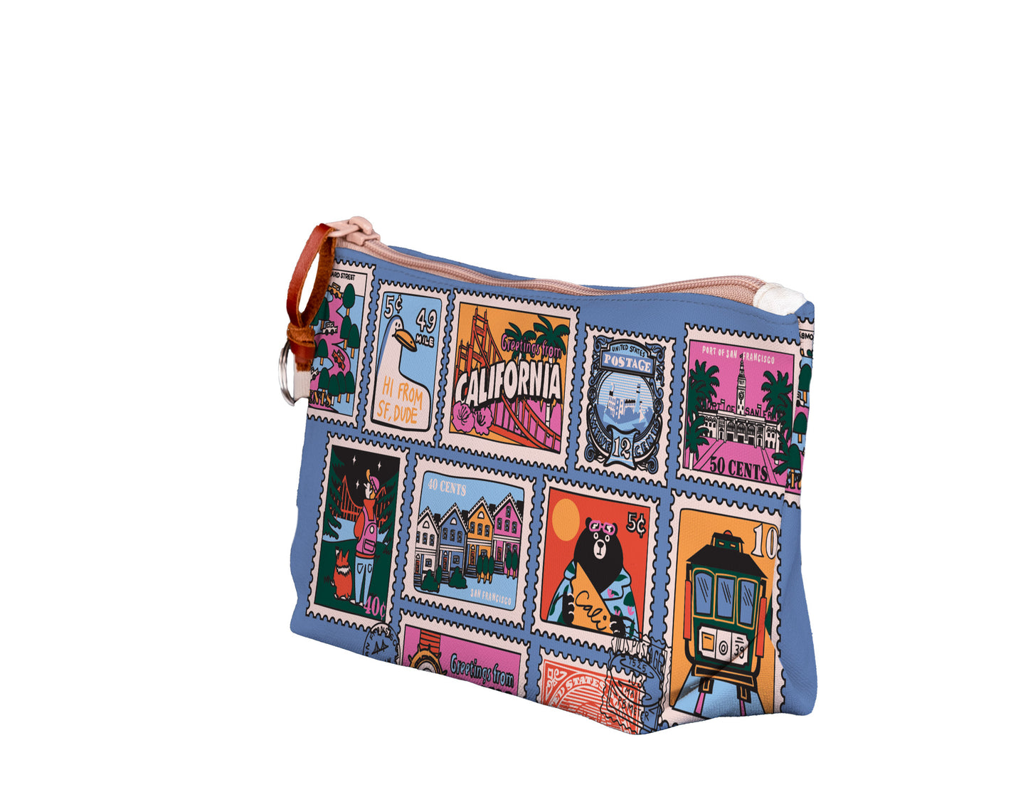 SF Stamps Medium Pouch