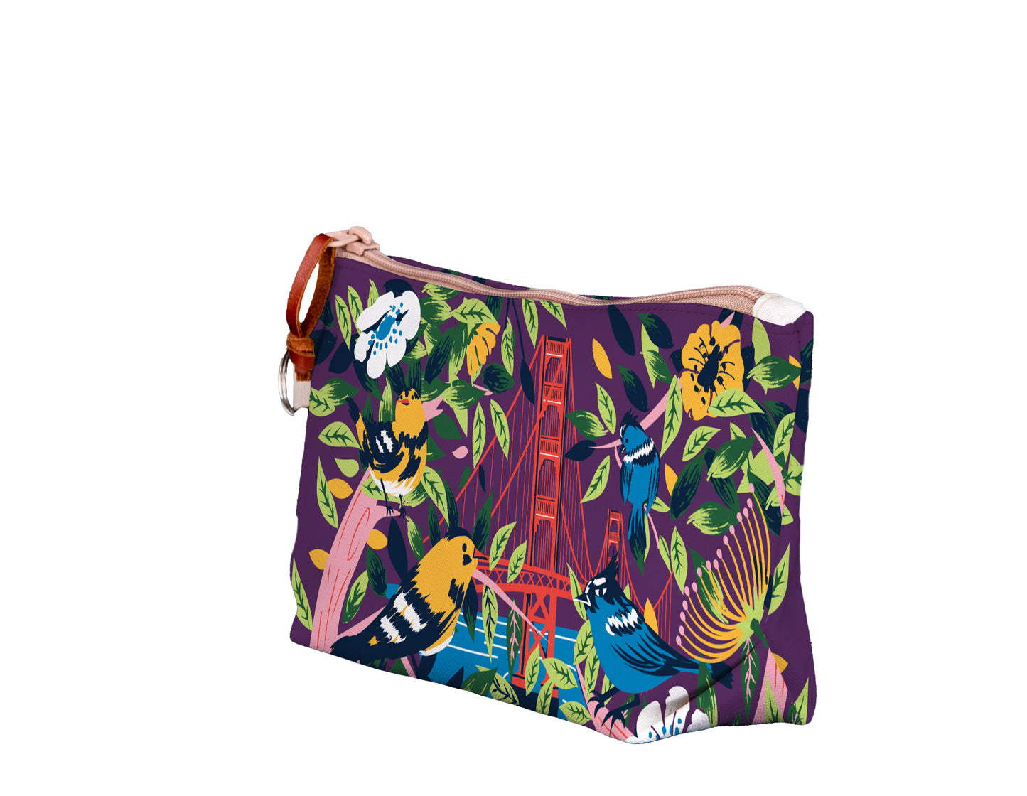 SF Golden Gate Finches Medium Pouch