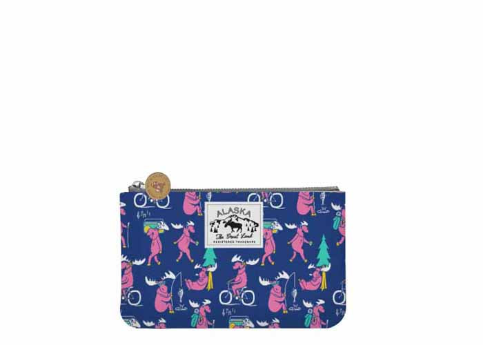 Alaska Moose Print Small Pouch