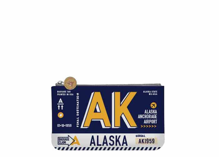 Alaska Luggage Tag Small Pouch