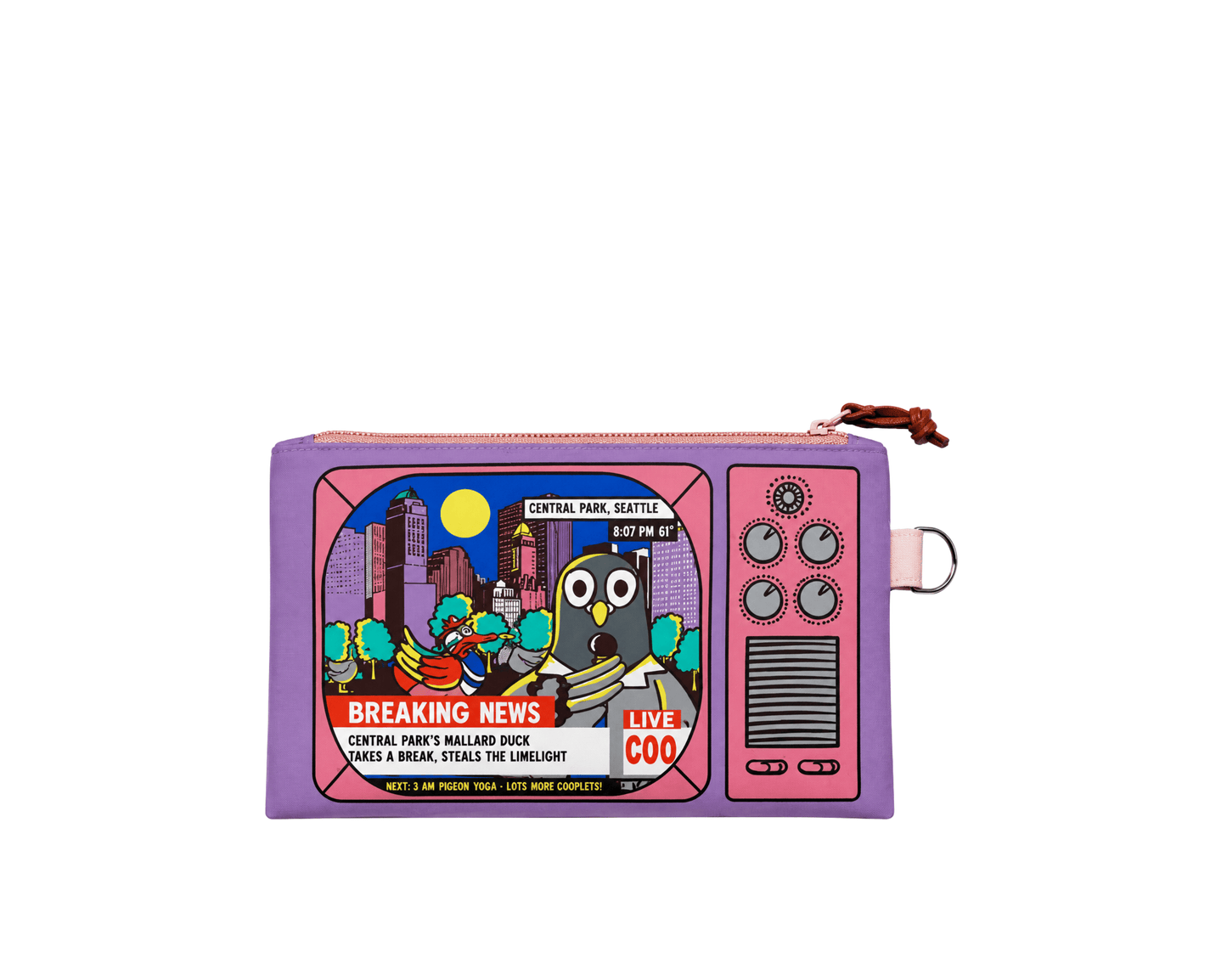 New York Coo Newscaster Small Pouch