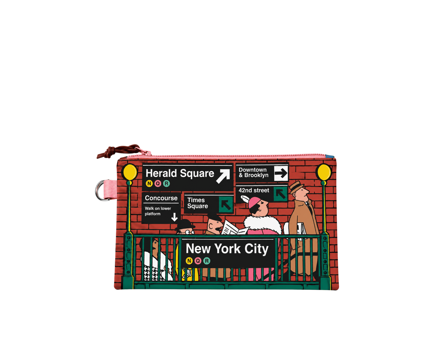 New York Subway Exit Small Pouch