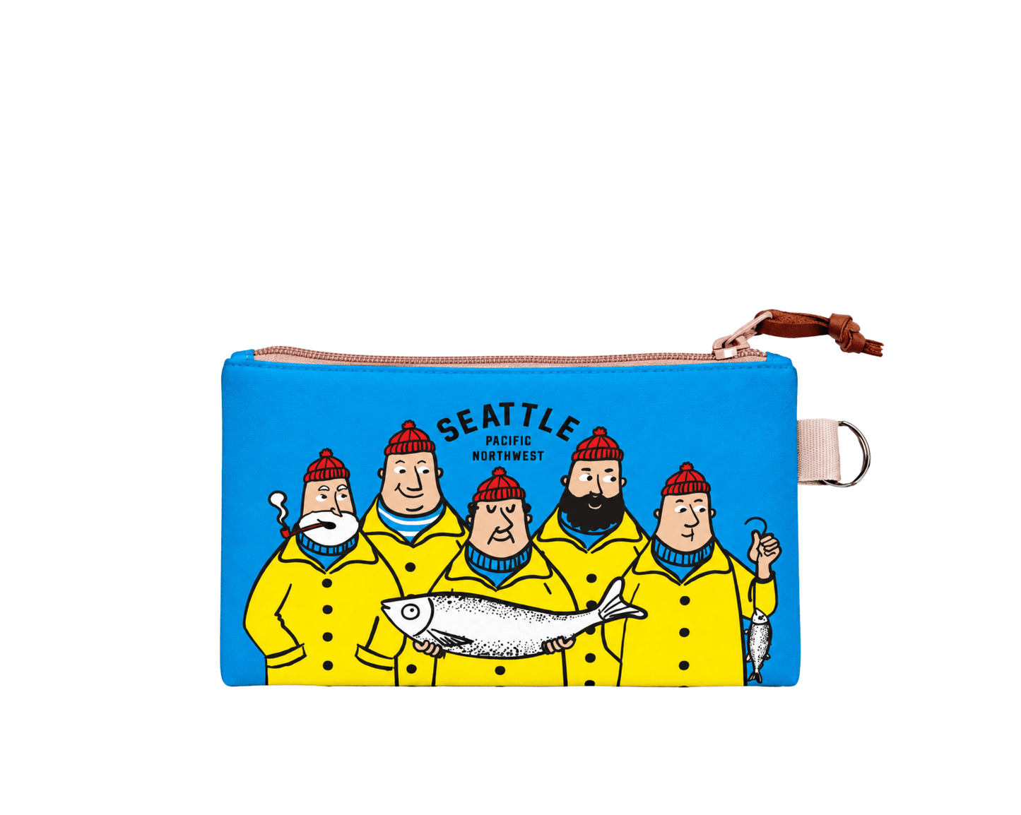 Seattle Fishermen Small Pouch Blue