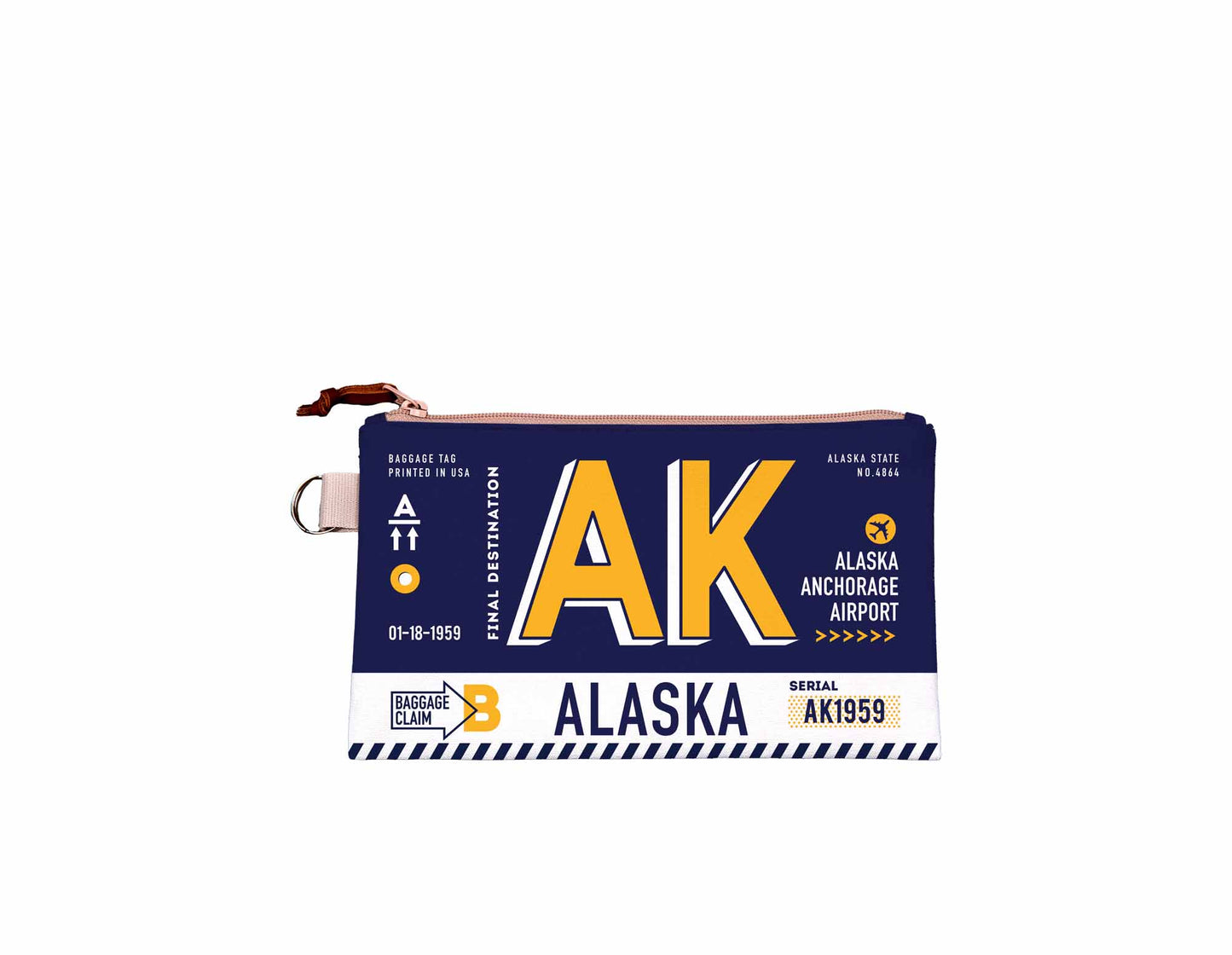 Alaska Luggage Tag Small Pouch