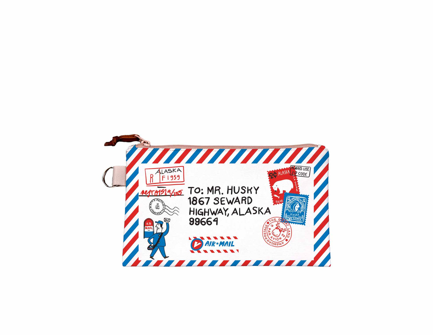 Alaska Mail Small Pouch