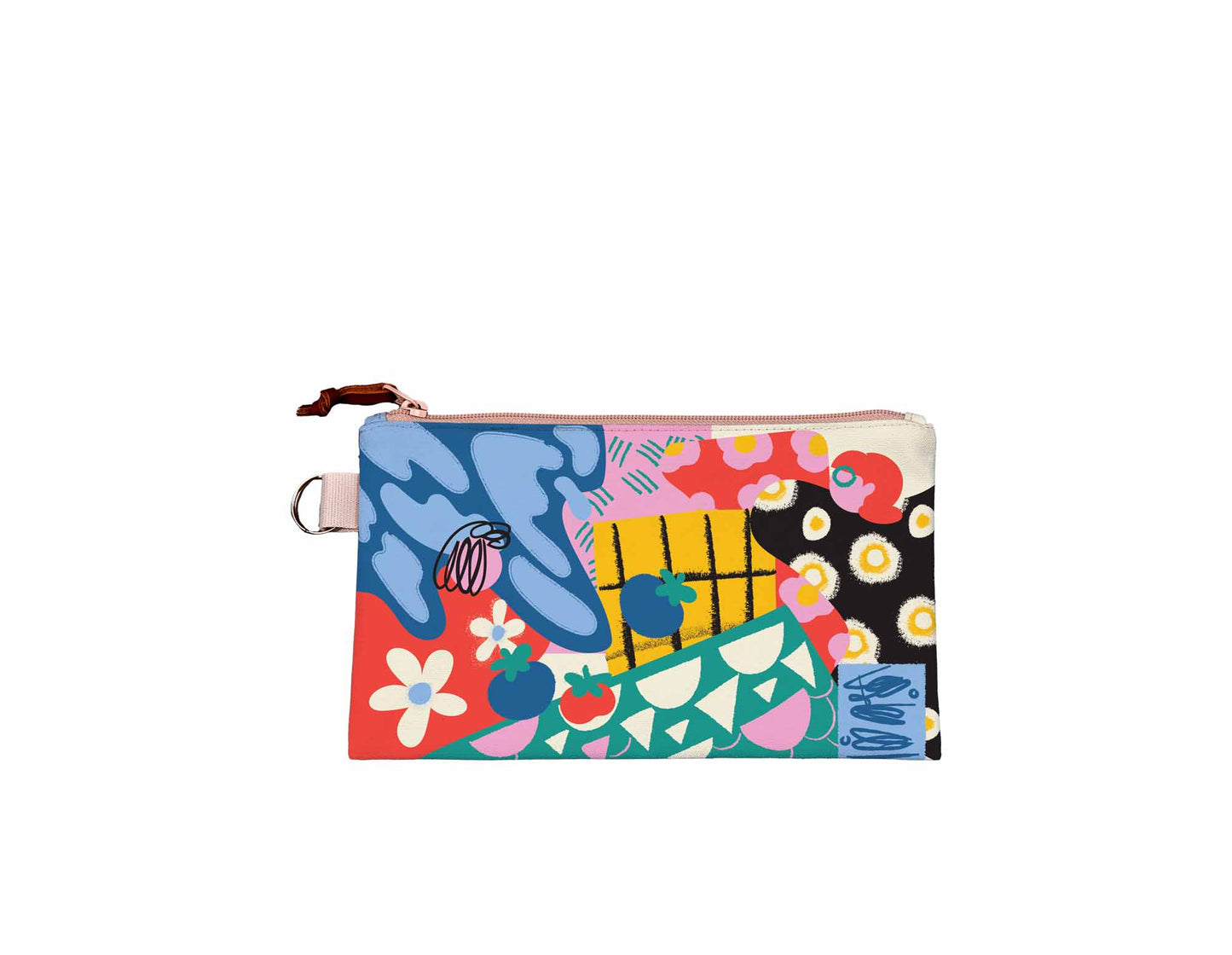 Seattle Blueberry Abstract Small Pouch