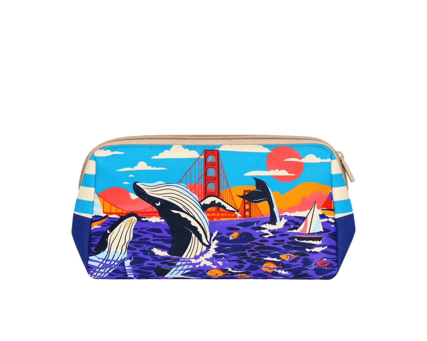 SF Humpback Whale Makeup Pouch