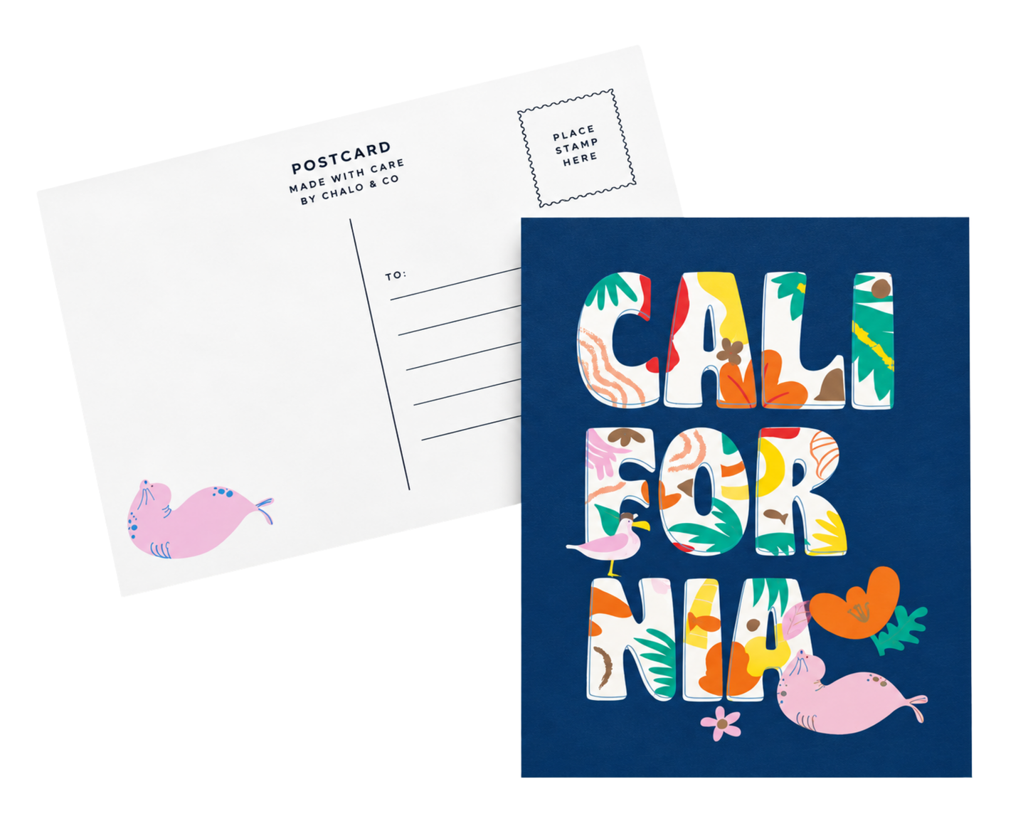 California Typo Postcard