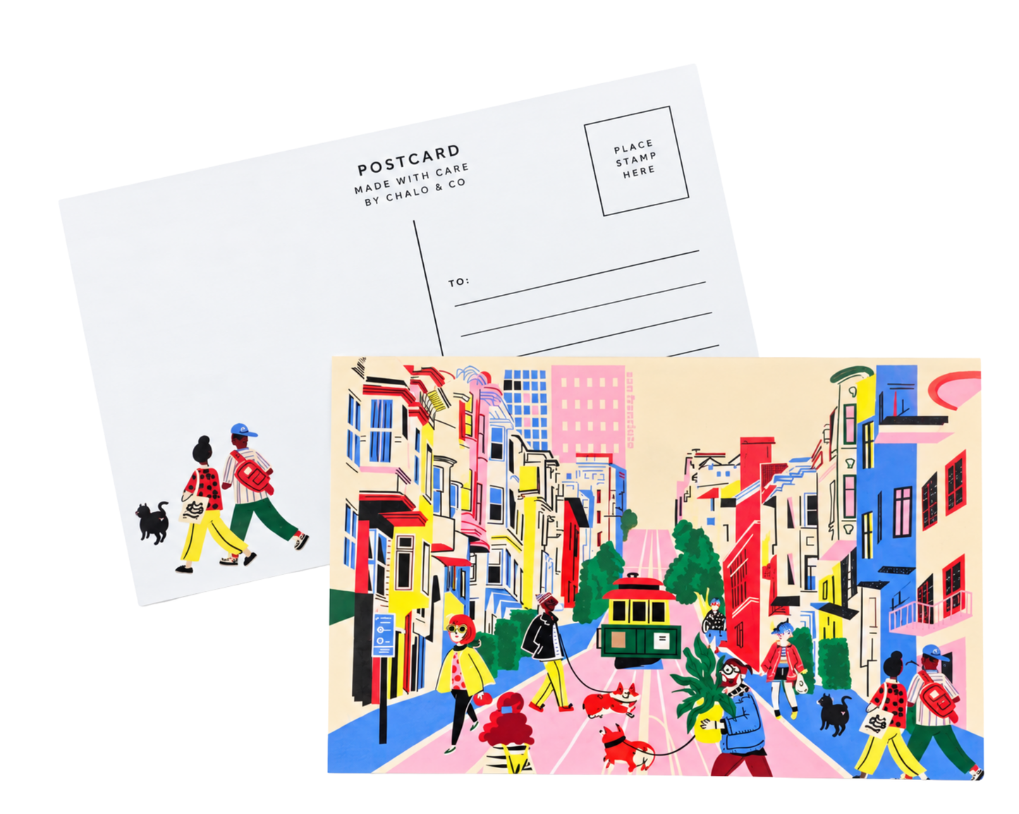 SF City View Postcard