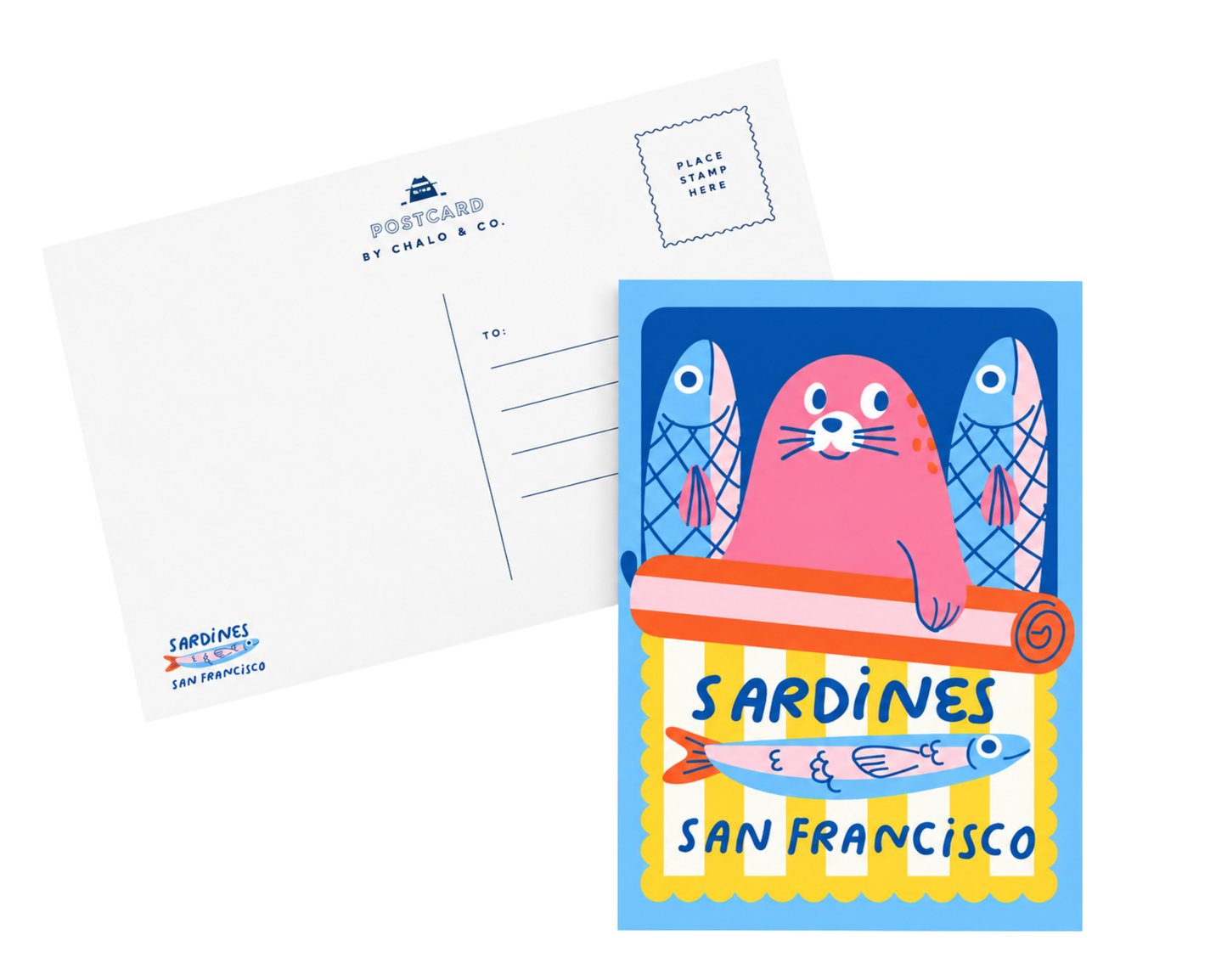 SF Sealed & Packed Postcard