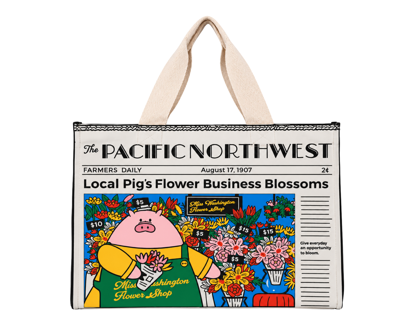 PNW Today Newspaper Travel Tote Bag