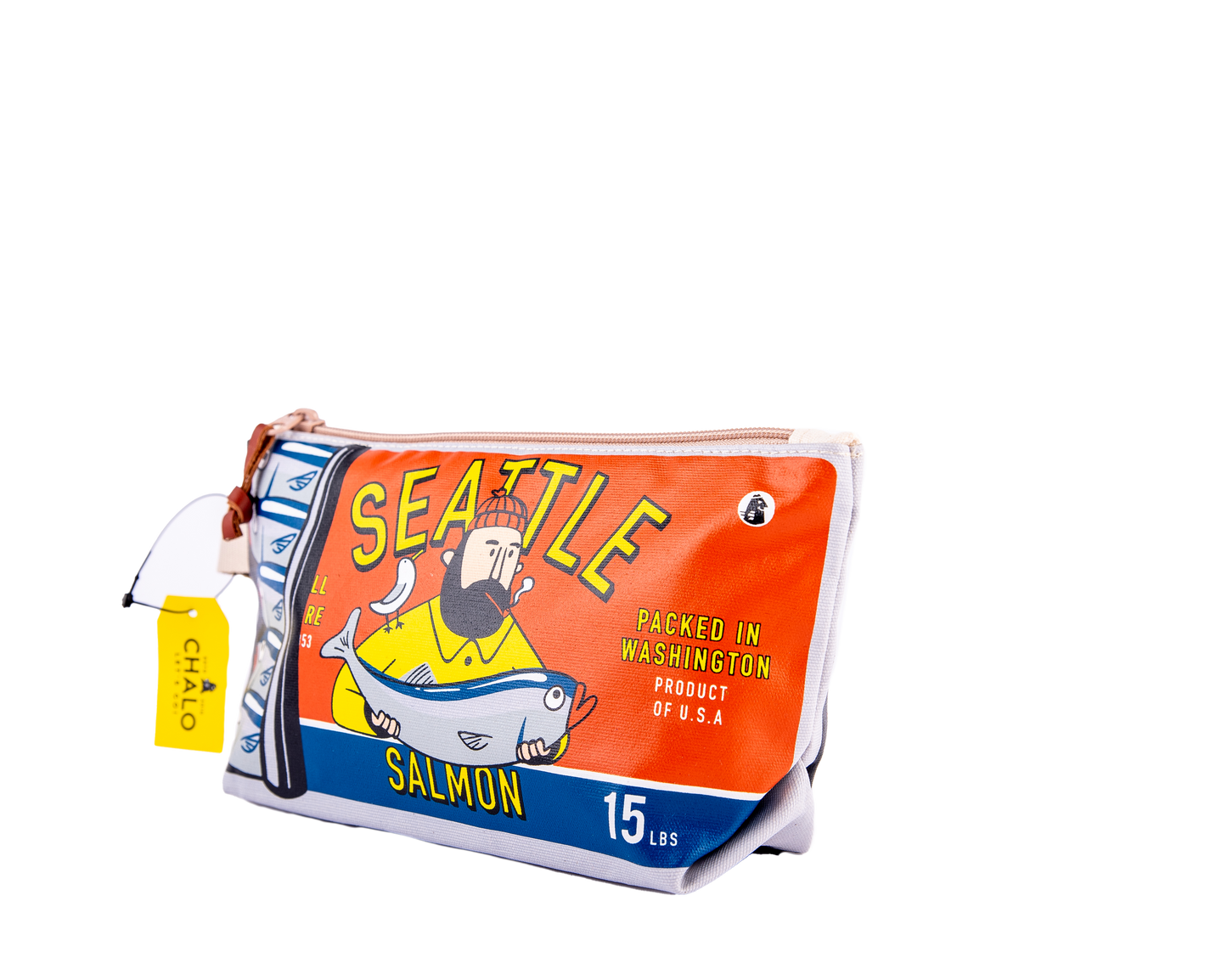 Seattle Red Salmon Can Medium Pouch
