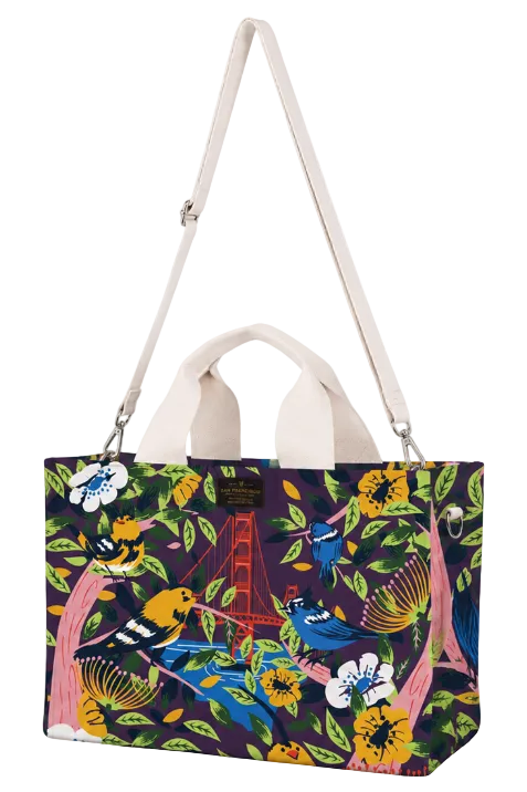 SF Golden Gate Finches Medium Travel Tote
