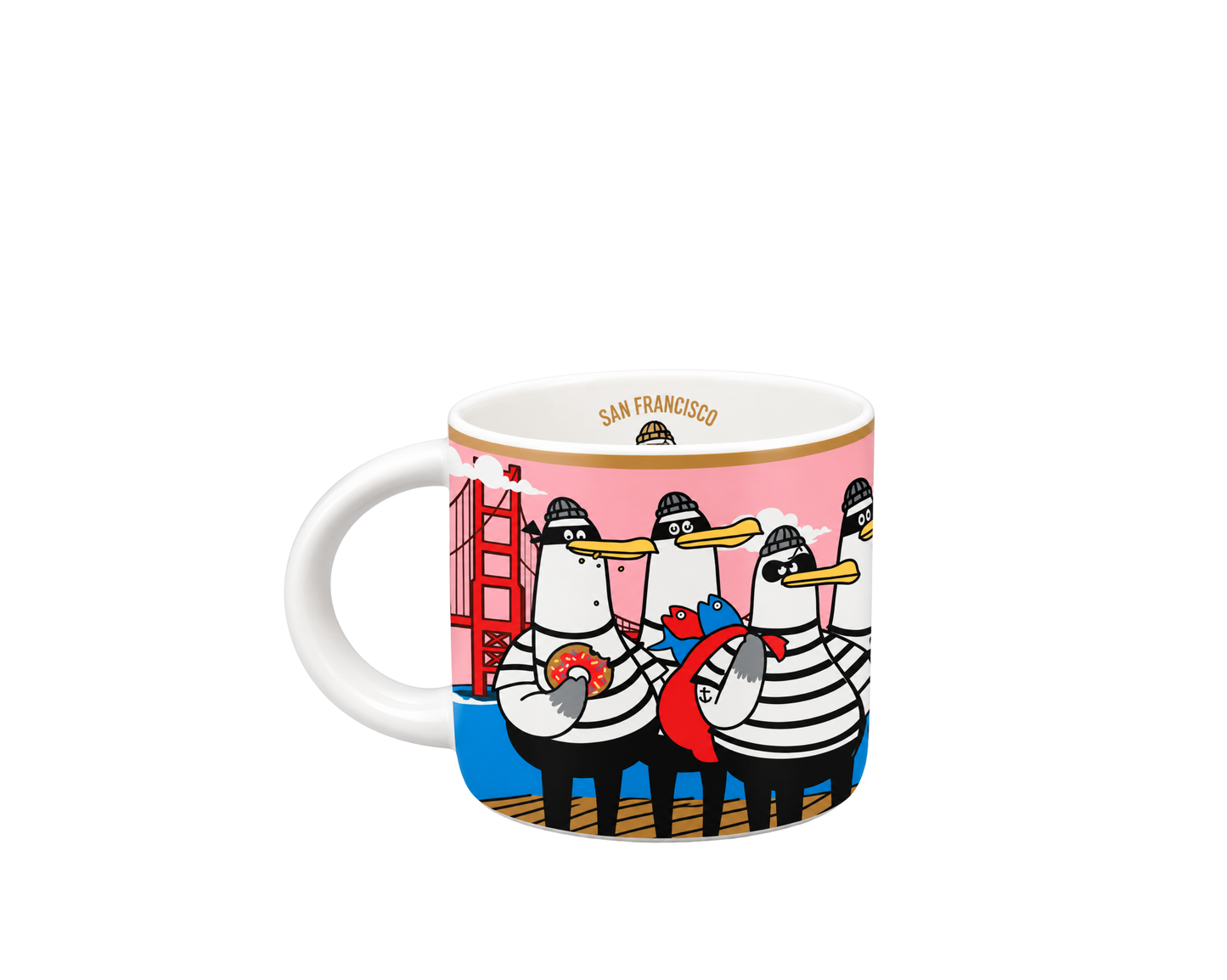 SF Gull Robbers Porcelain Mug
