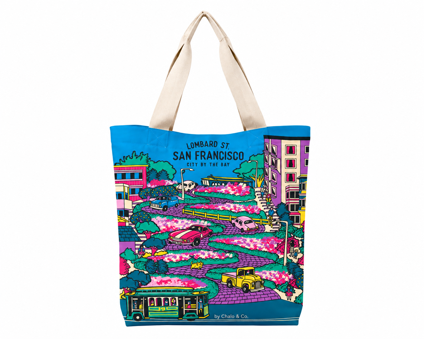 SF Lombard Street City Tote