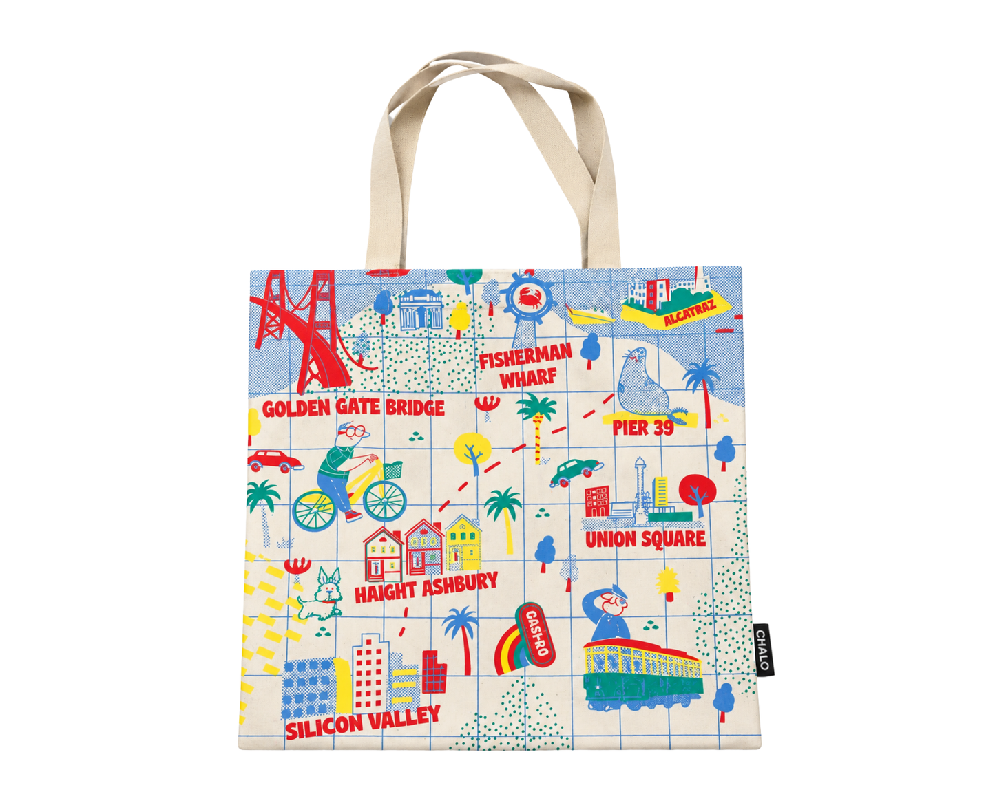 SF Map Simple Tote