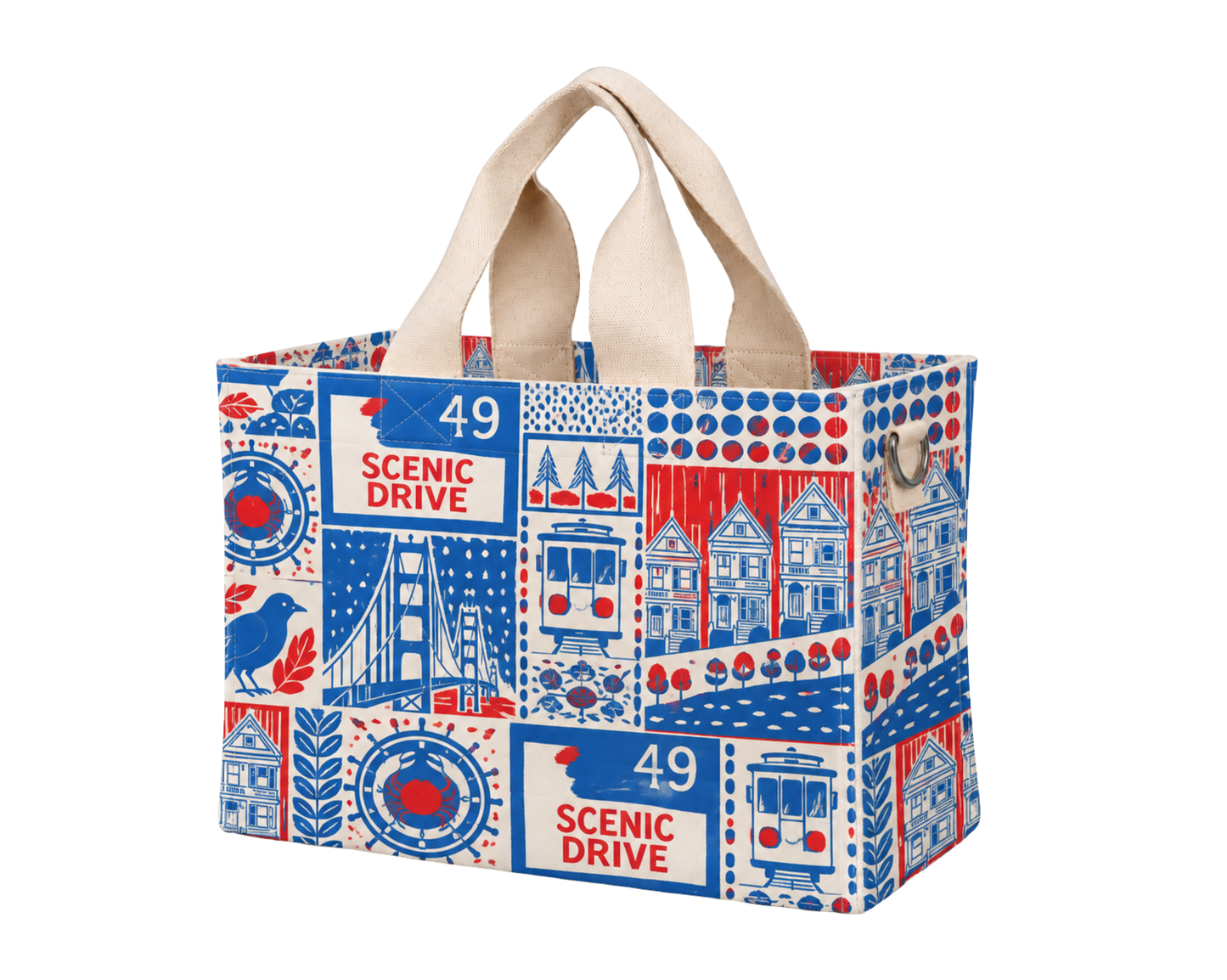 SF Patch Medium Travel Tote