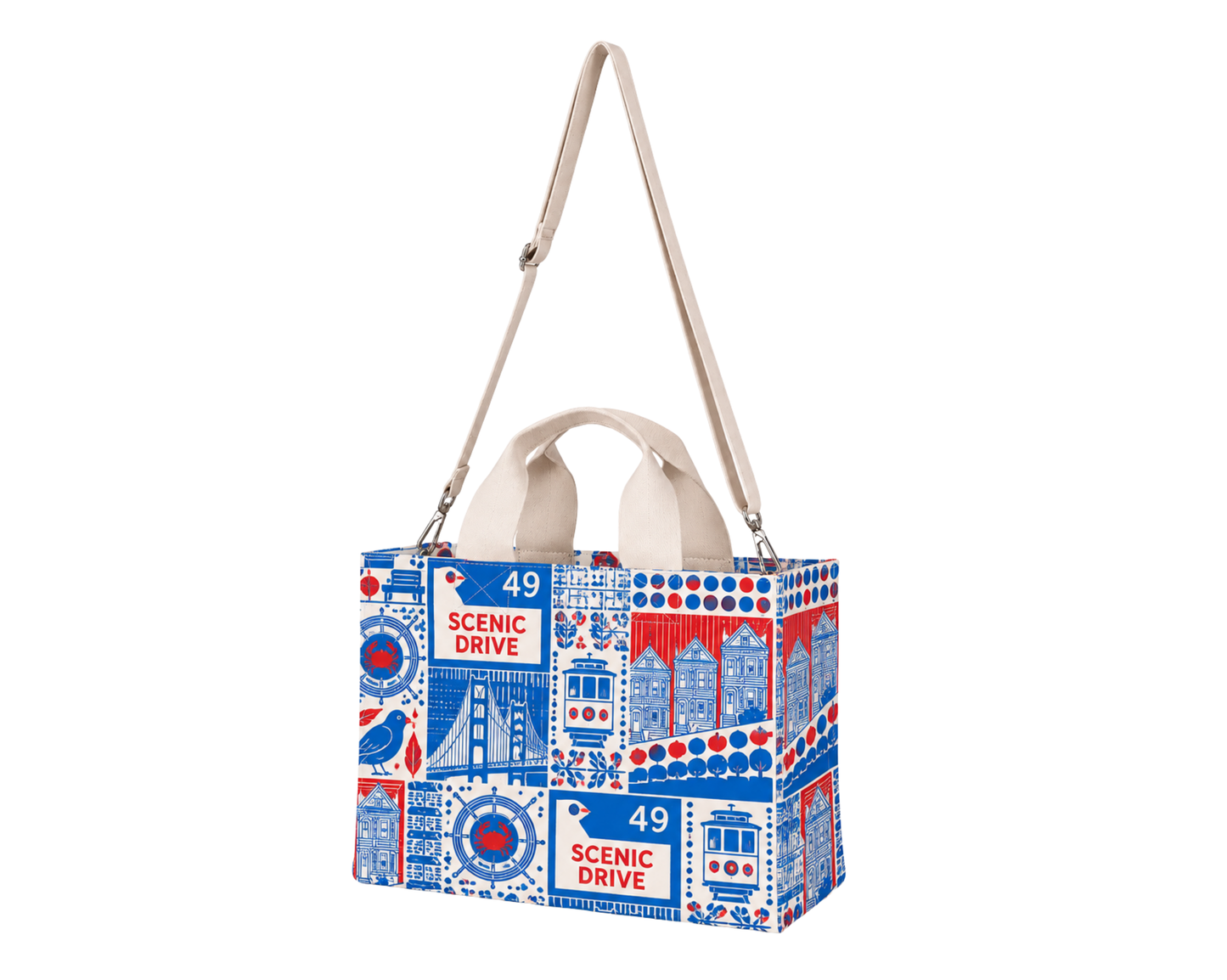SF Patch Medium Travel Tote