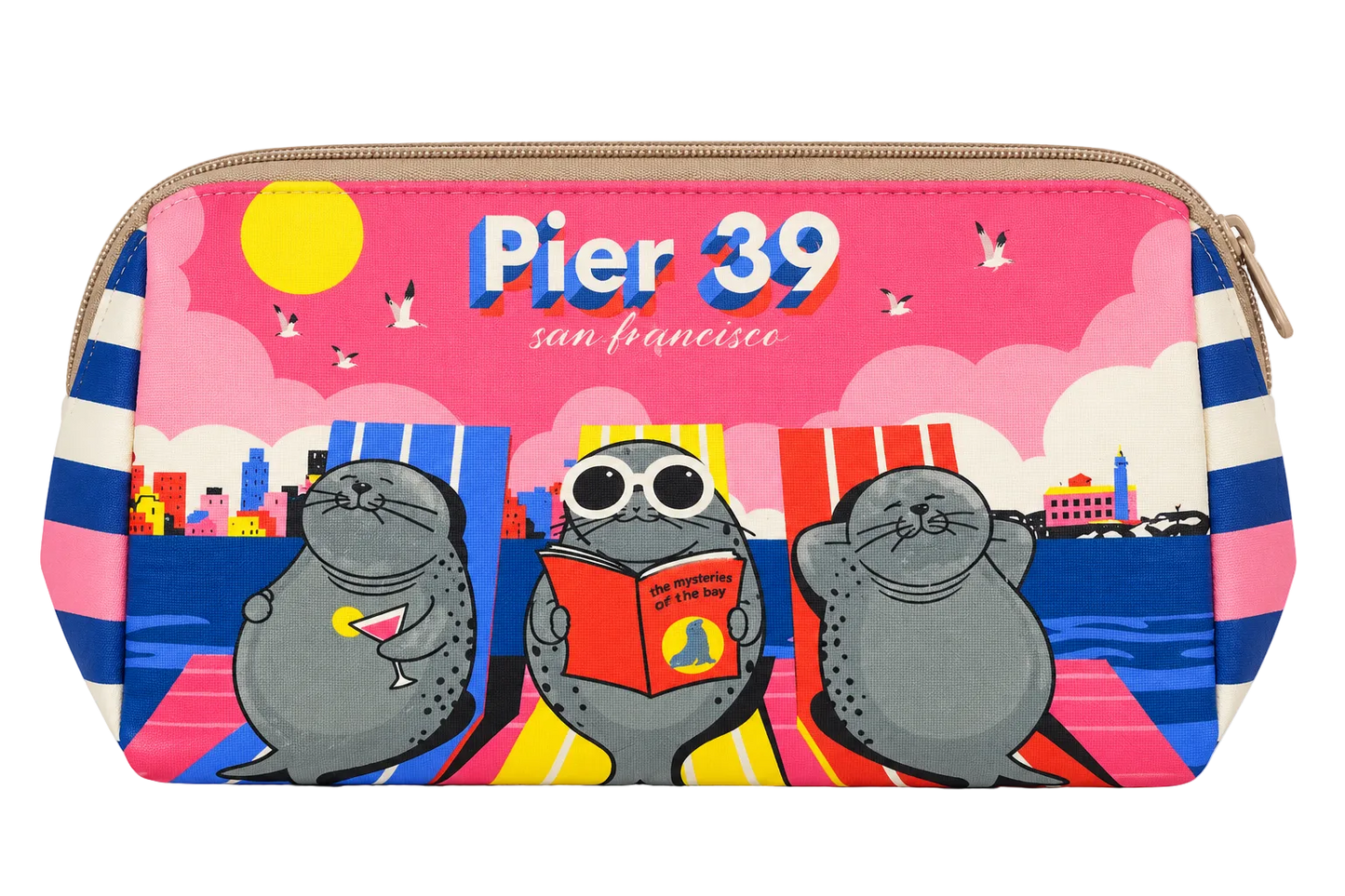SF Seal Trio Makeup Pouch