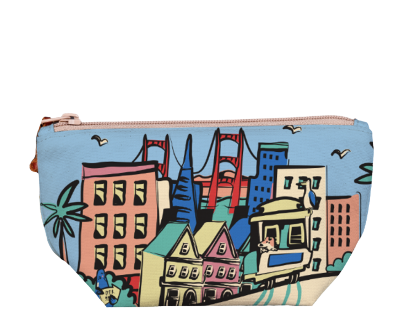 SF Streets of San Francisco Lifestyle Medium Pouch