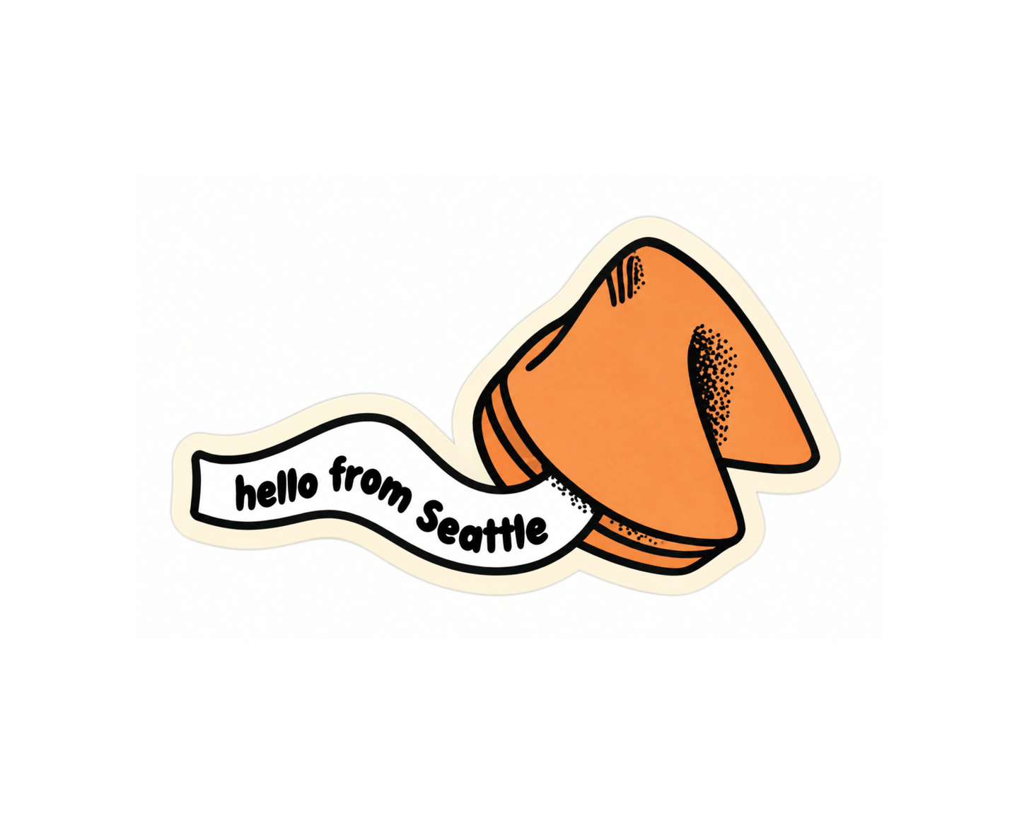 Seattle Fortune Cookie Sticker