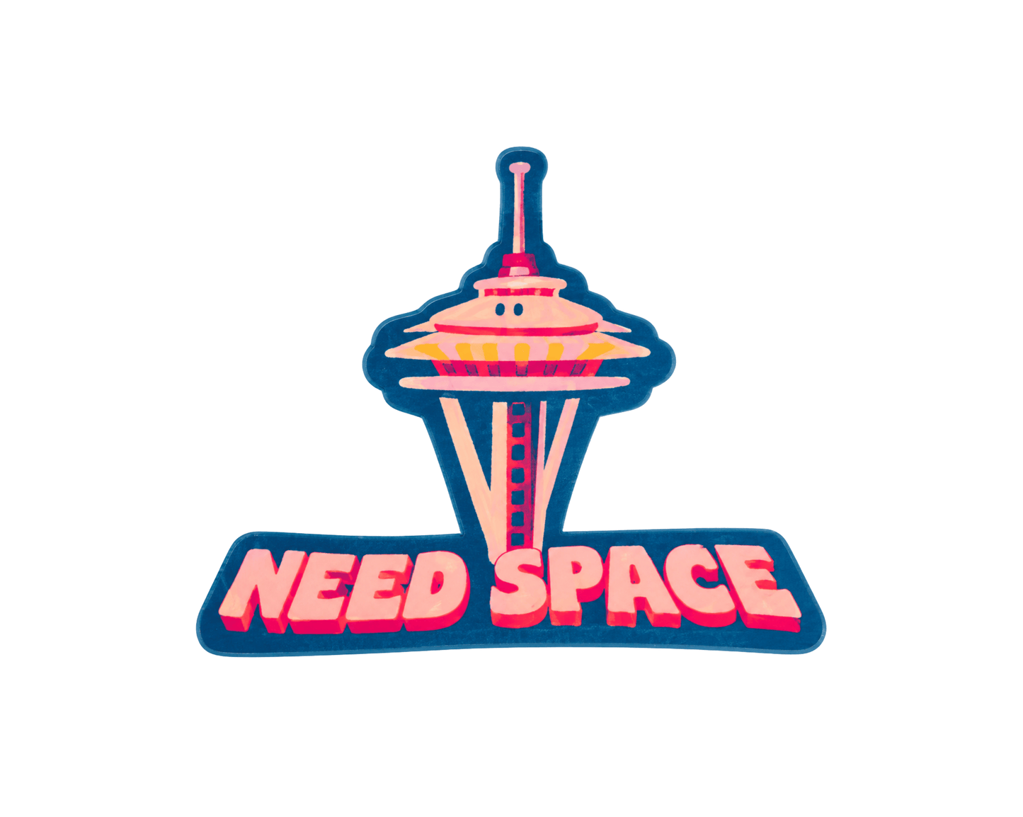 Seattle Need Space Sticker