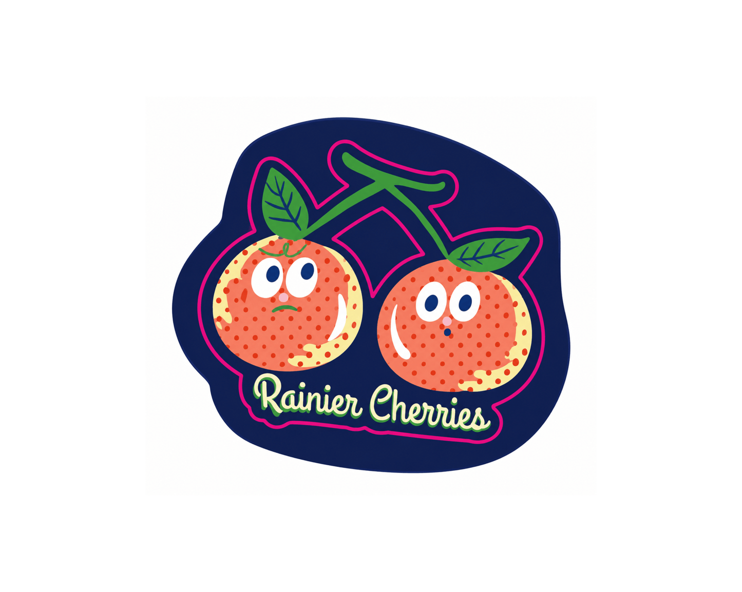 Seattle Rainier Cherries Sticker