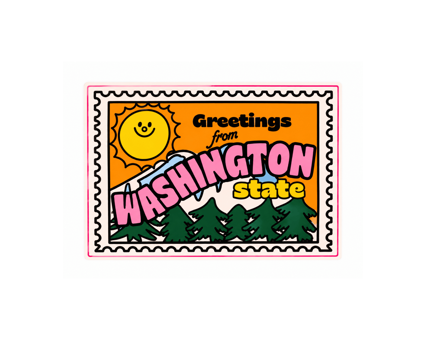 Washington State Stamp Sticker