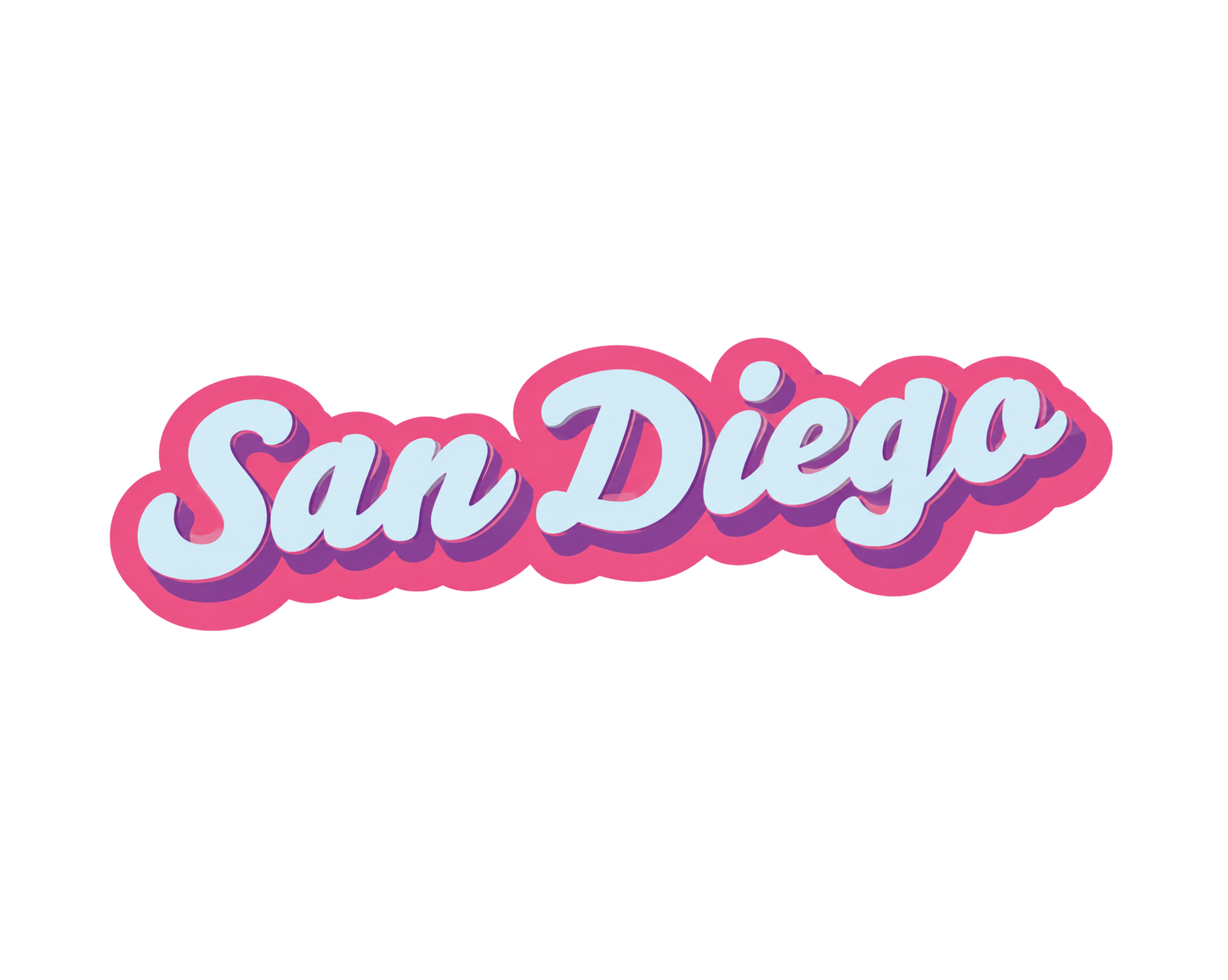 California San Diego Typo Sticker