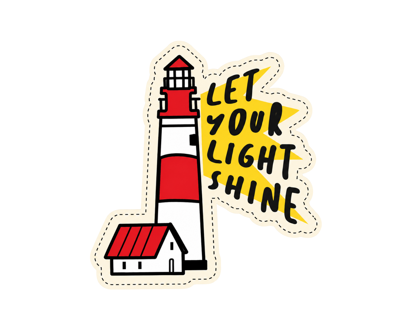 Let Your Light Shine Sticker