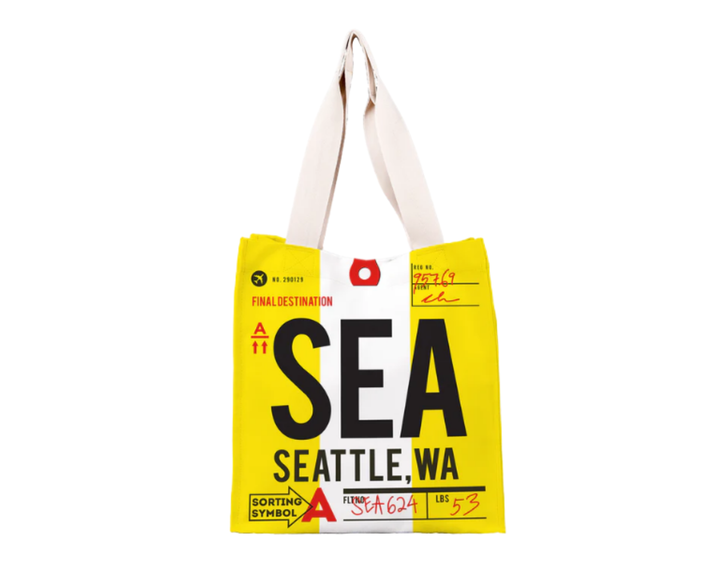 Seattle Luggage Tag Shopping Bag