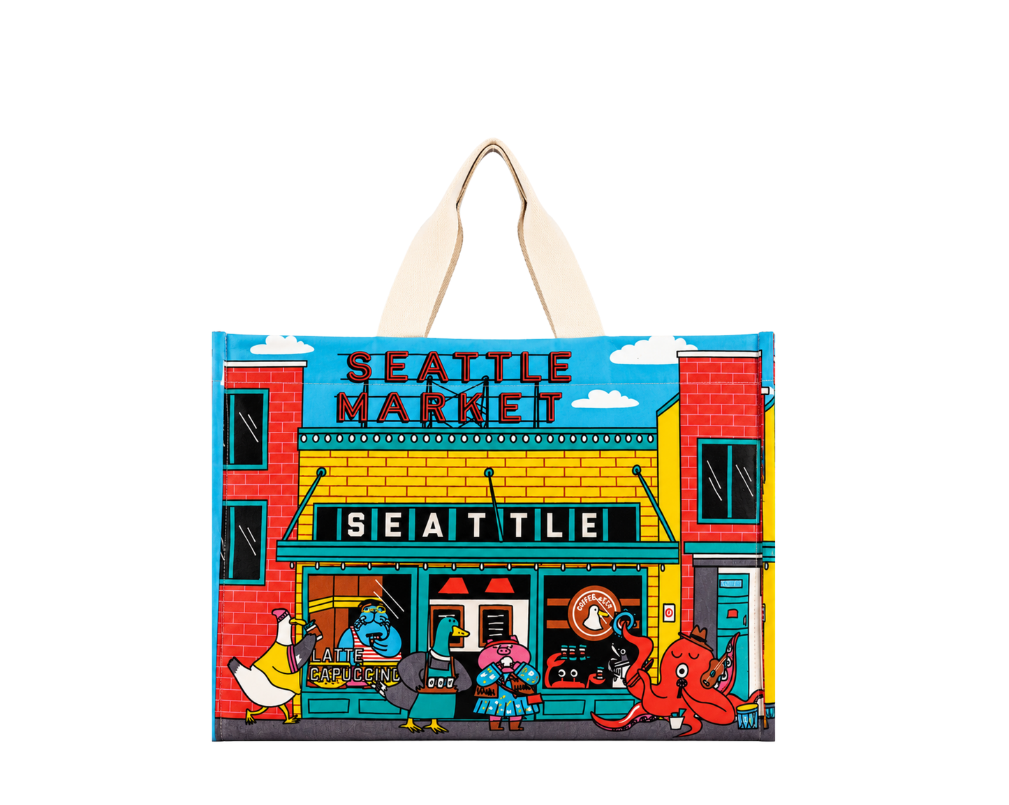 Seattle Starducks Travel Tote Bag