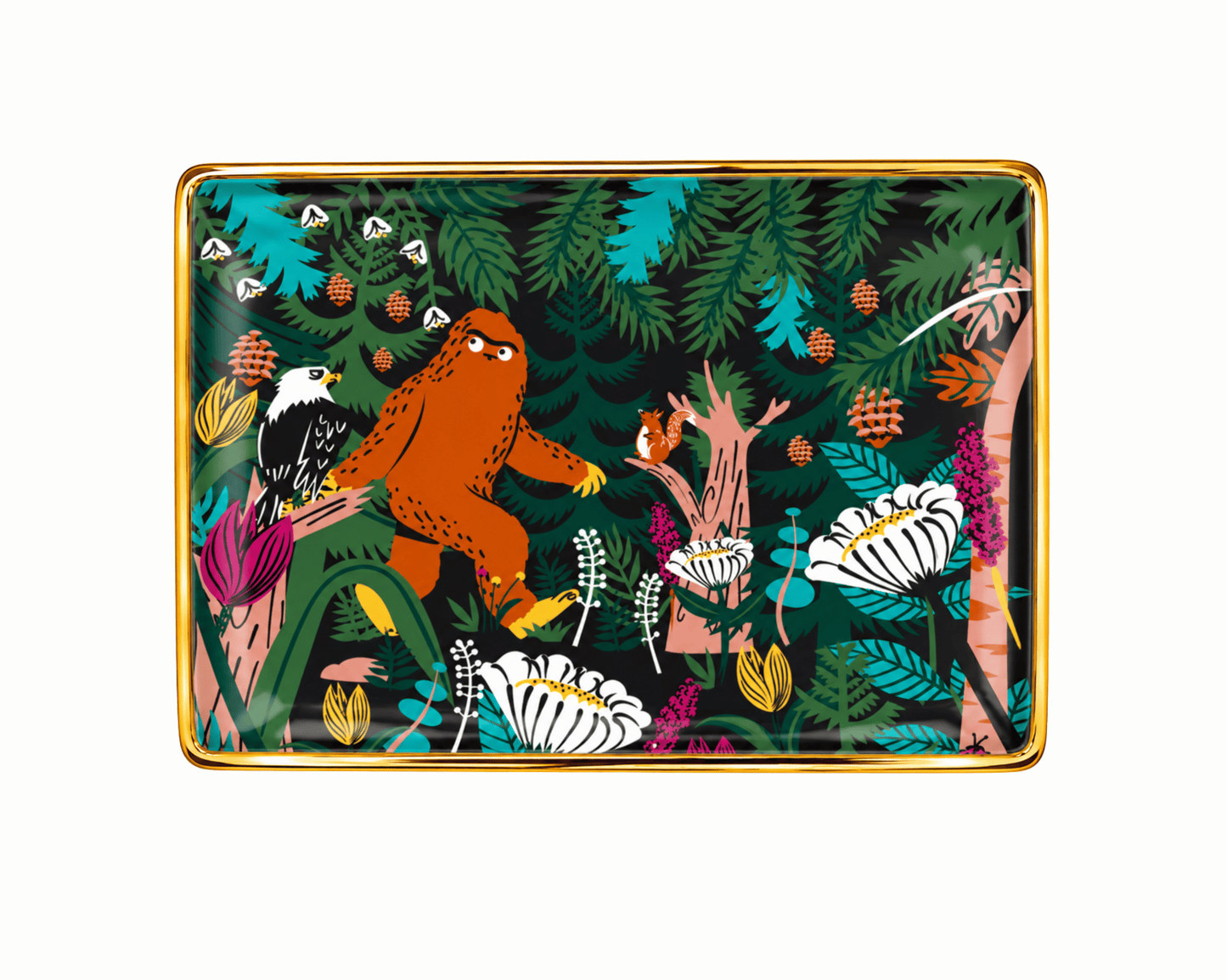 Seattle Bigfoot Lifestyle Porcelain Tray