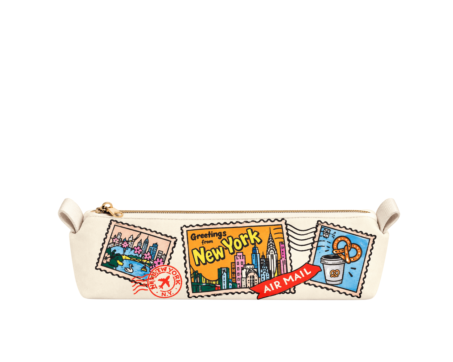 New York Stamp Pencil Case