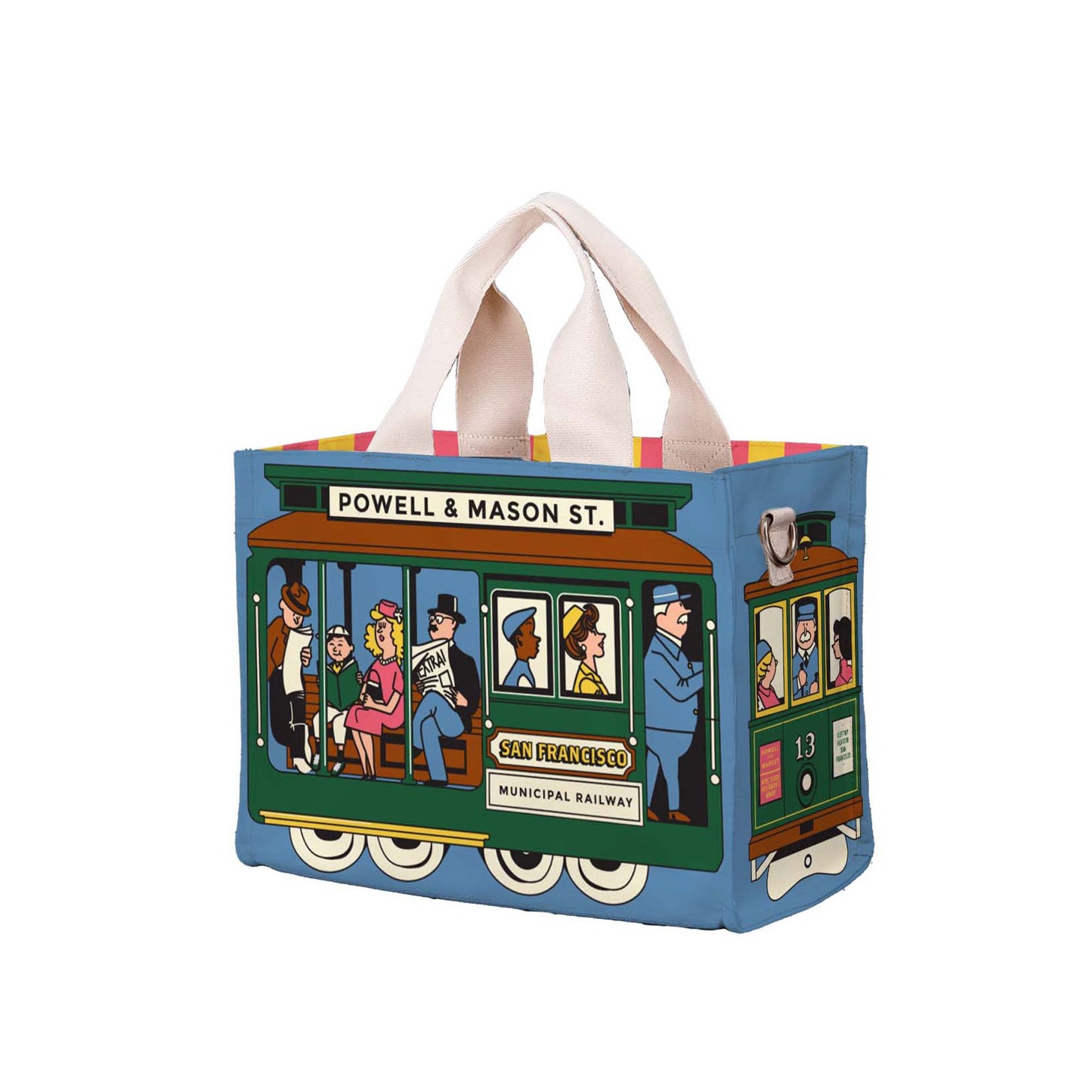 SF Cable Car Medium Tote