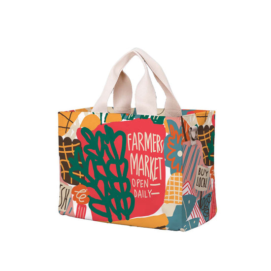 Market Abstract Medium Tote