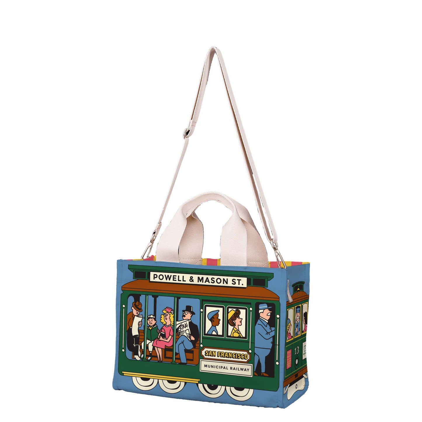 SF Cable Car Medium Tote