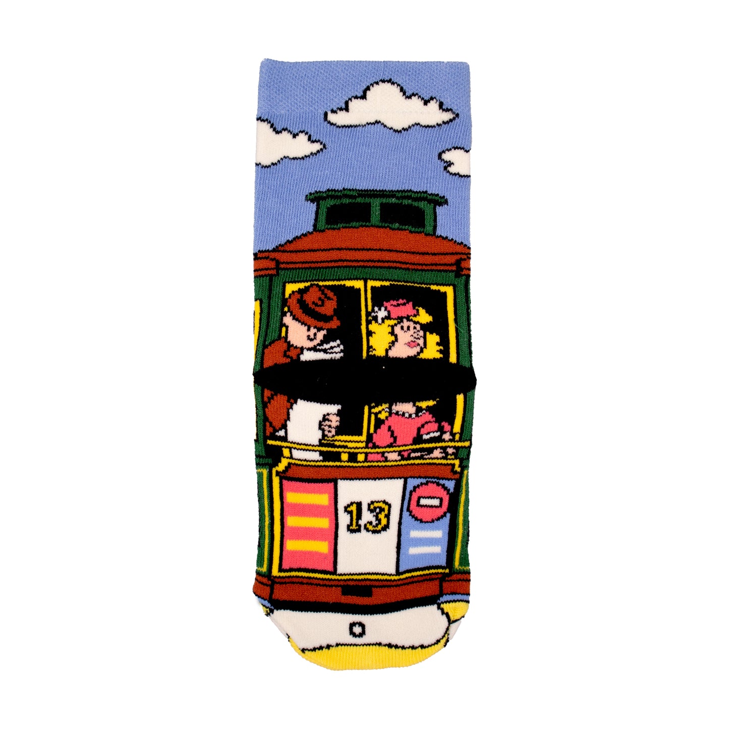 SF Cable Car Kids Crew Socks