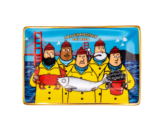 SF Fishermen Porcelain Tray
