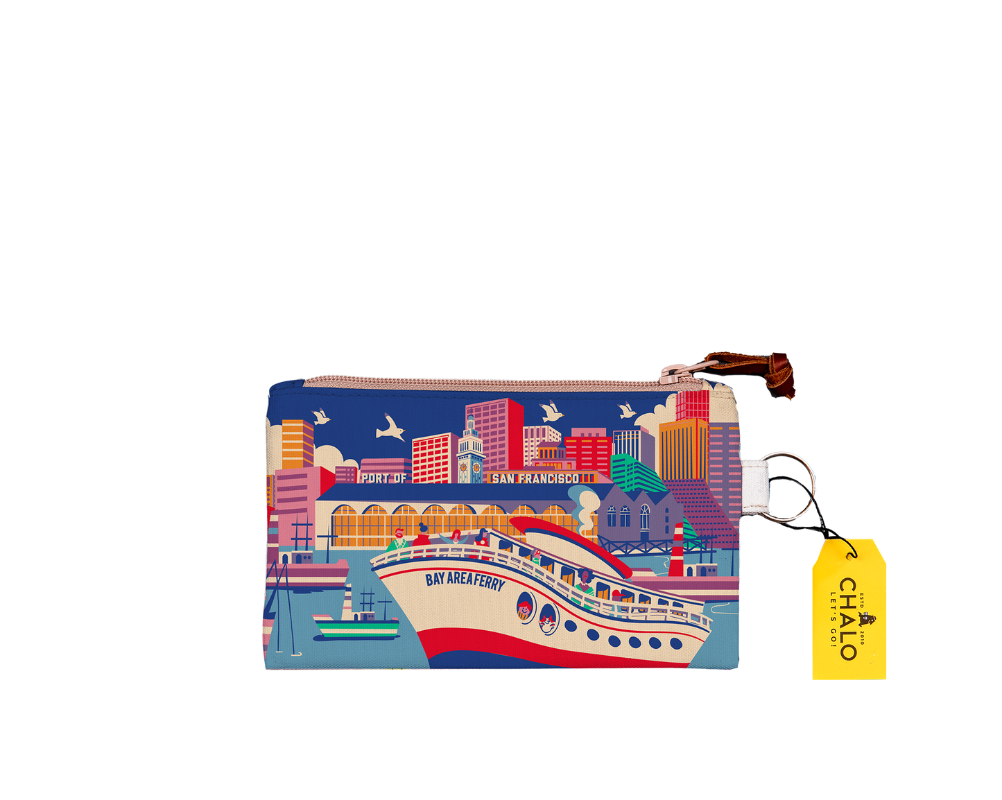 SF Bay Area Ferry Small Pouch