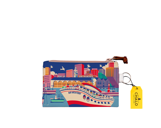 SF Bay Area Ferry Small Pouch