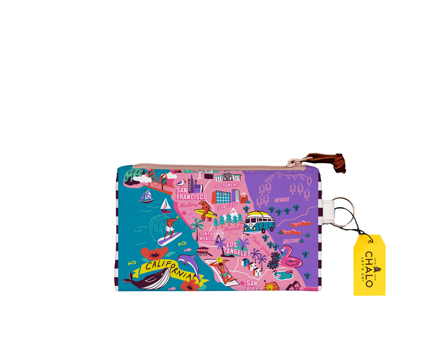 SF Cali Map Small Pouch