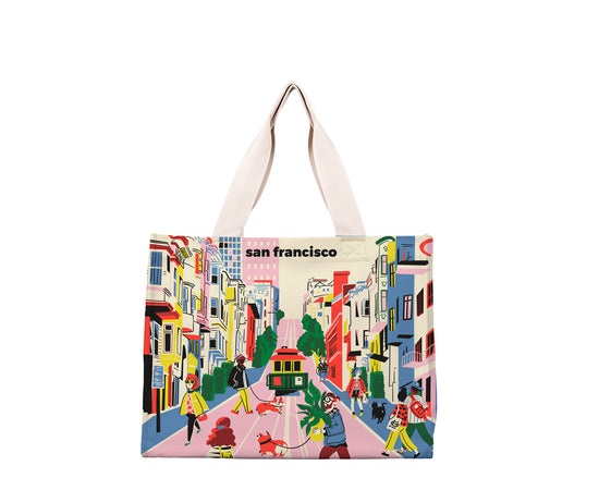 SF City View Travel Tote Bag