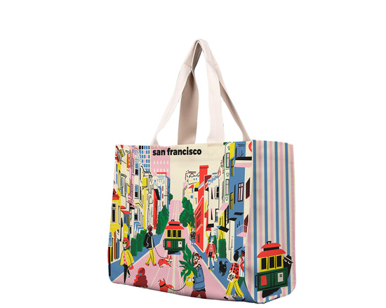 SF City View Travel Tote Bag