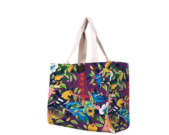 SF Golden Gate Finches Travel Tote Bag