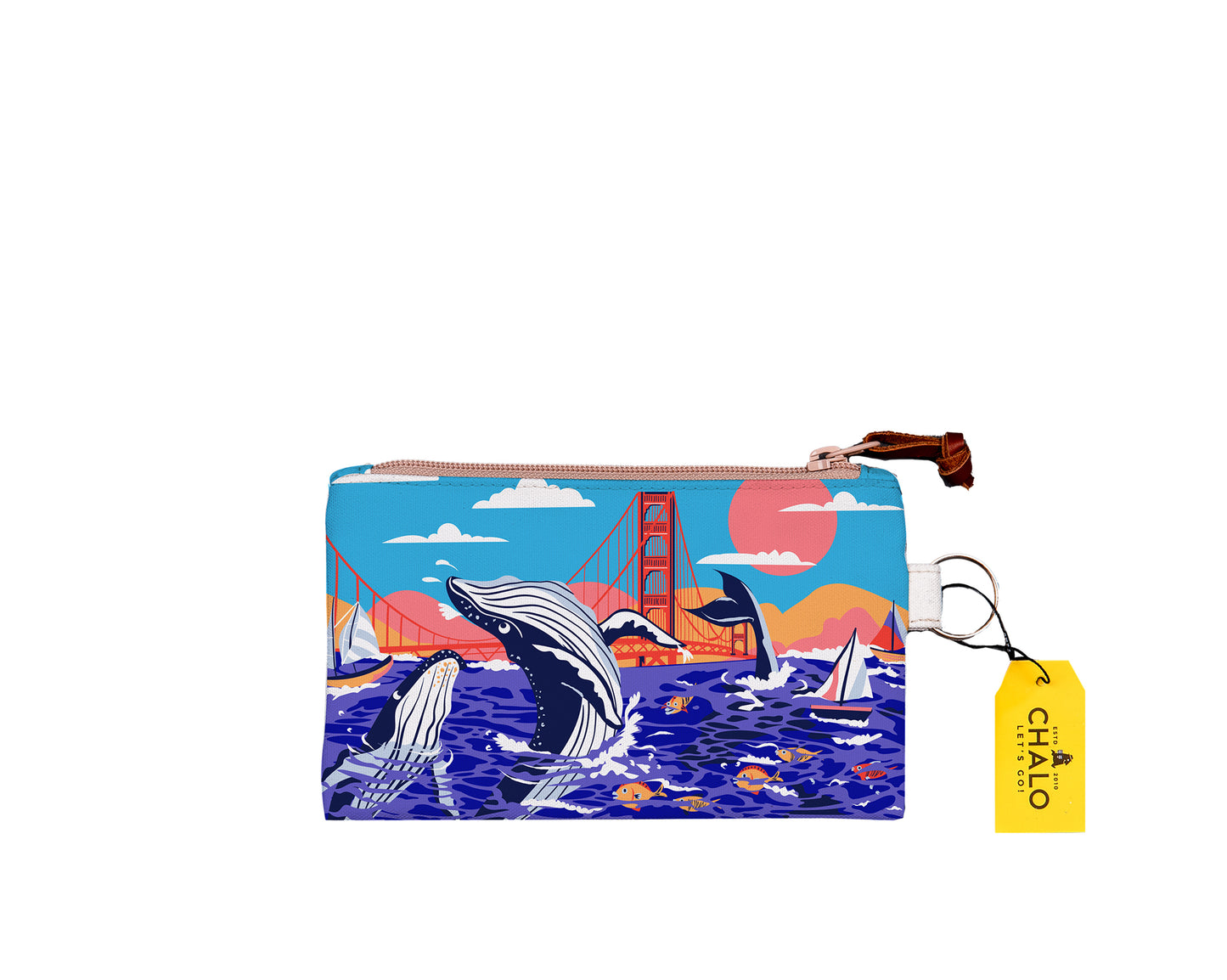 SF Humpback Whale Lifestyle Small Pouch
