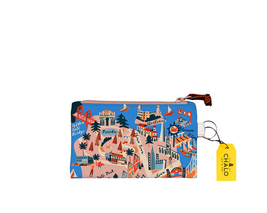 SF Map Small Pouch